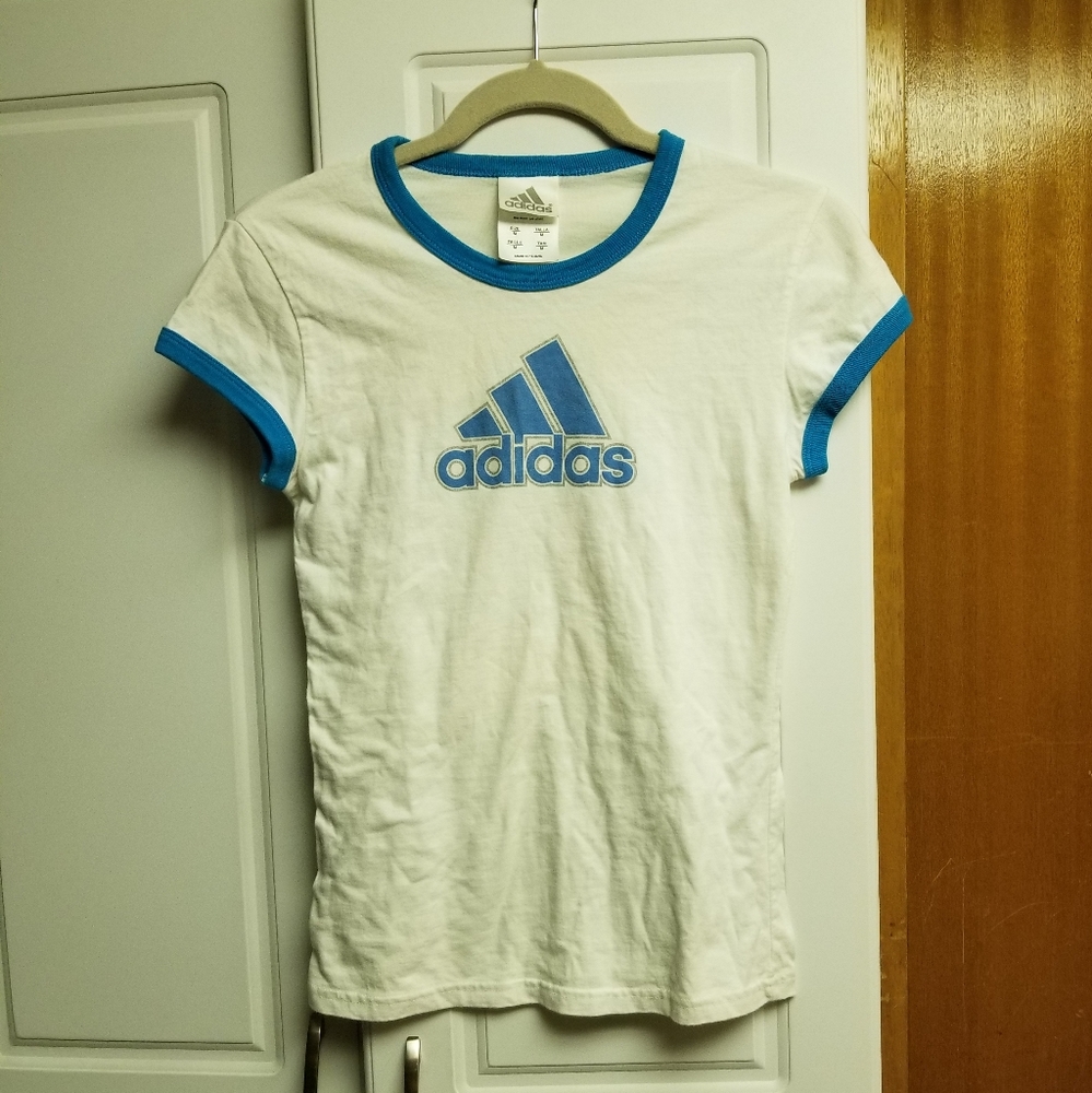 🌻👙Adidas vintage Y2K graphic logo tee